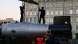 Maketa Car bomby jako součást oslavy úspěchů ruského jaderného programu