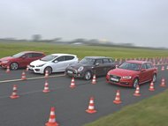 Audi A3 Sportback vs. Kia Cee´d GT vs. Mini Cooper S Clubman vs. Seat Leon