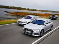 Audi A6 Avant vs. Mercedes-Benz E kombi vs. Volvo V90