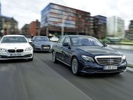 Audi A6 2.0 TDI ultra vs. BMW 520d vs. Mercedes-Benz E 220 d