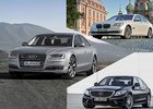 Audi A8 vs. BMW 7 vs. Mercedes-Benz S: Designový trojboj