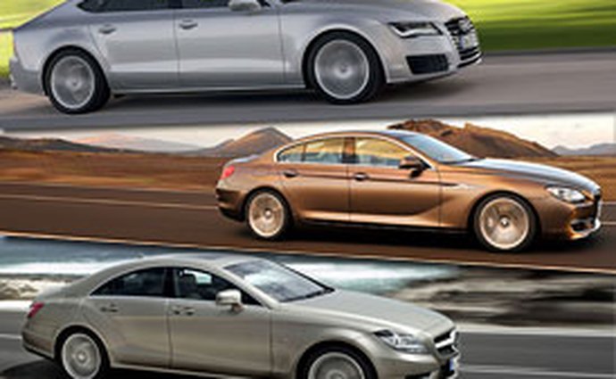 Audi A7 vs. BMW 6 Gran Coupe vs. Mercedes-Benz CLS: Designový trojboj
