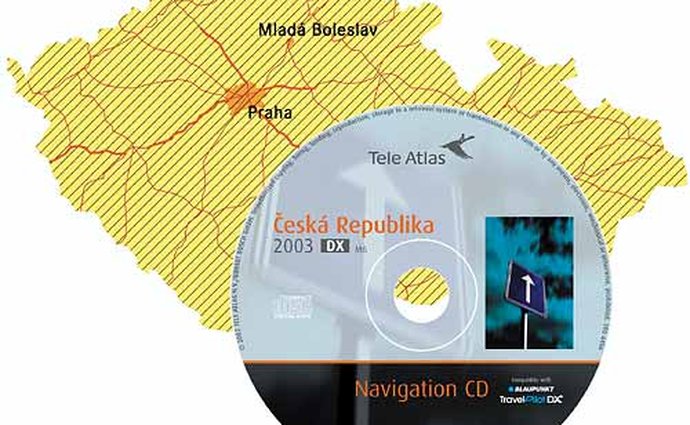 Navigační CD ROM už také pro Českou republiku
