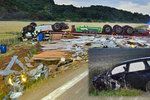 Při bouračce na západě Slovenska zemřel kamioňák († 60). Řidič Audi, který vjel do protisměru: Chtěl jsem zemřít!