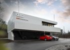 Audi otevírá luxusní nabíječku elektromobilů. Nedaleko od našich hranic