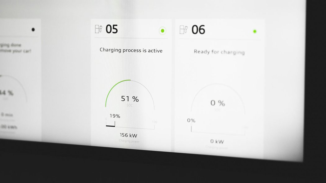 Audi charging hub