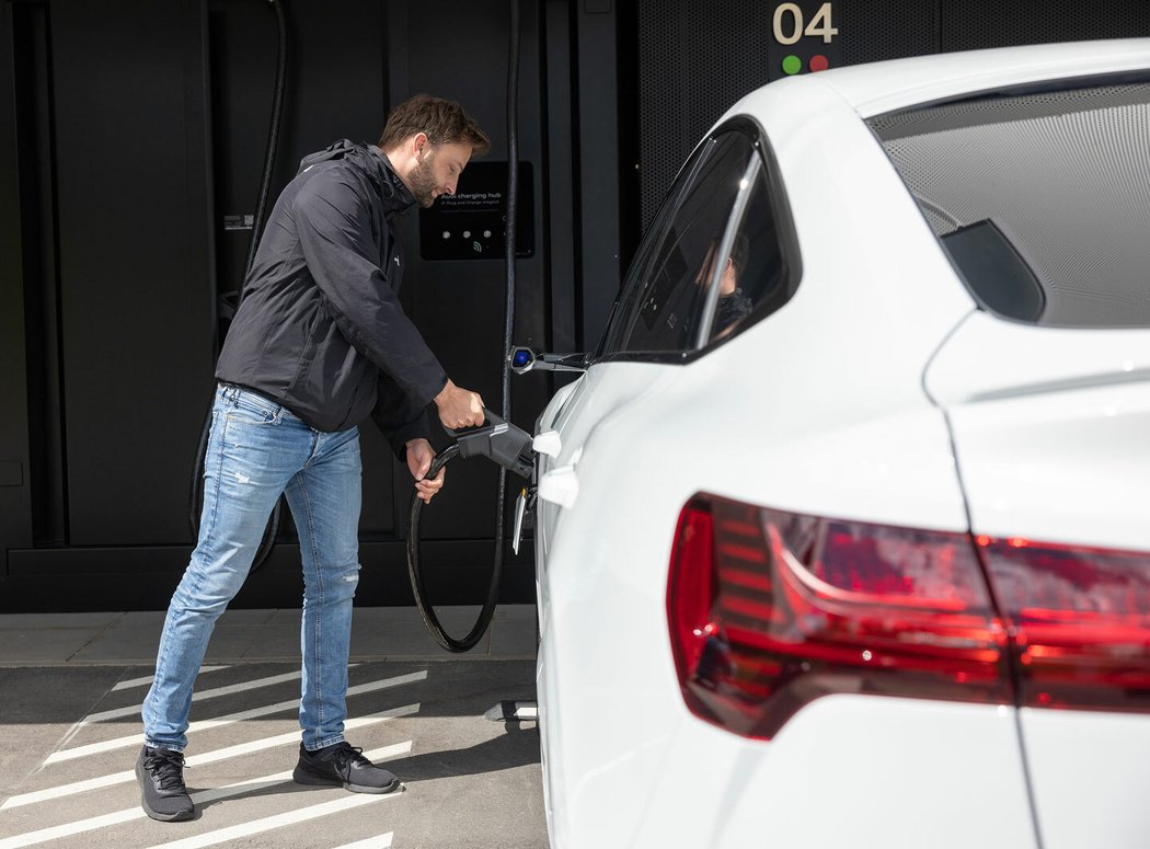 Audi charging hub 