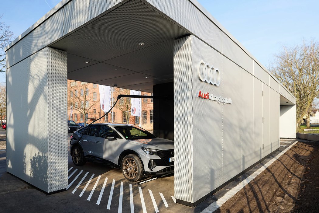 Audi charging hub Frankfurt