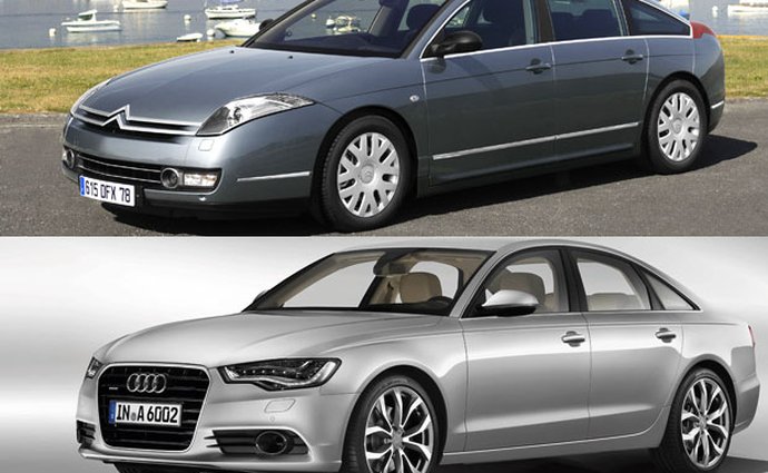 Designový duel: Citroën C6 vs. 2x Audi A6