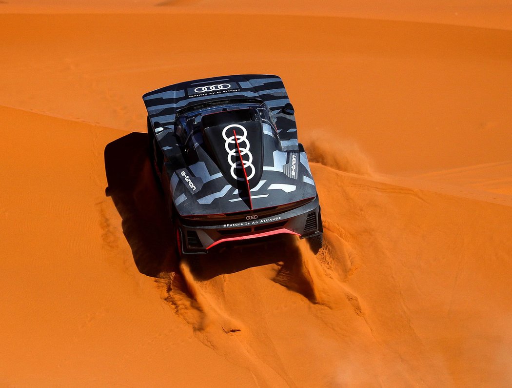 Audi testuje na Dakar 2022