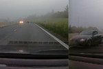 Neznámý šofér sportovního Audi jede u Vyškova na dálnici D1 v protisměru.