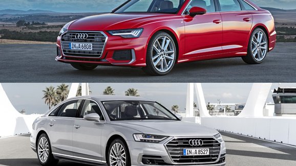 Poznáte nové Audi A6 od A8? Porovnejte rozdíly mezi nimi!