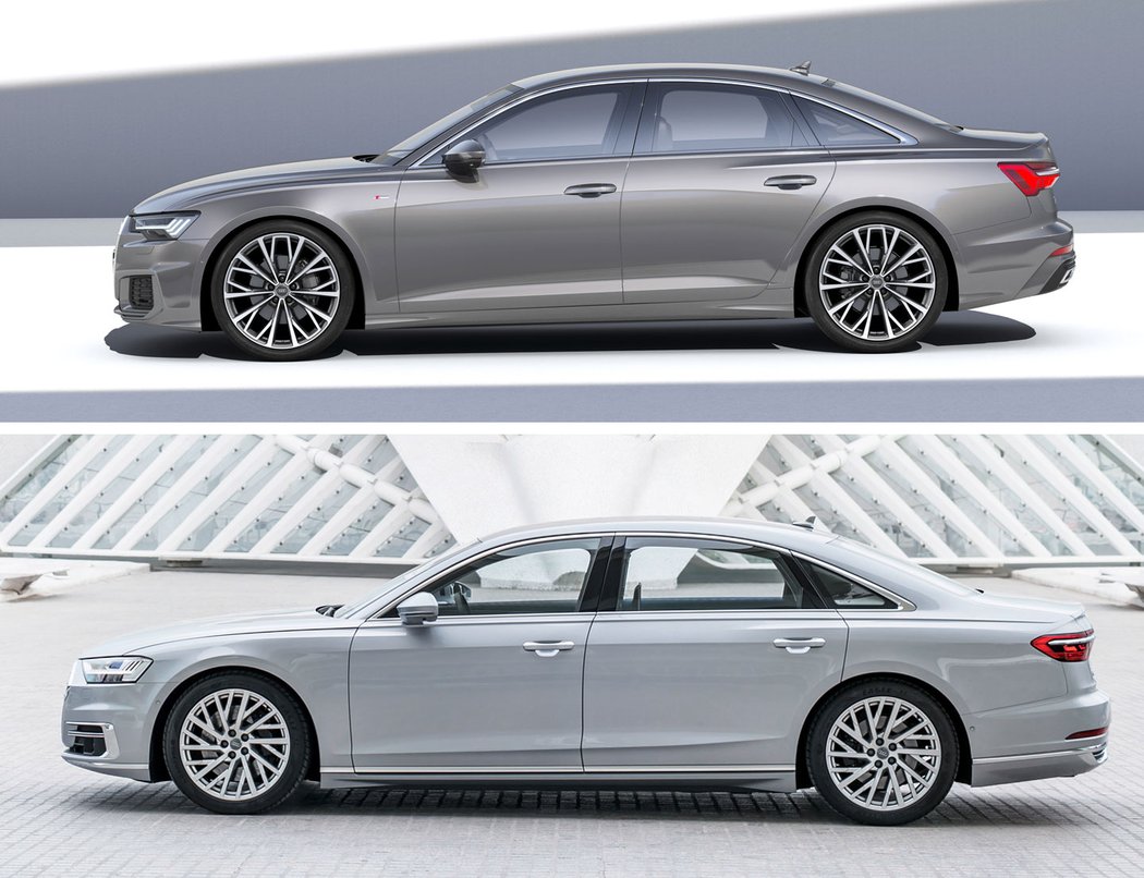 Audi A6 vs. Audi A8