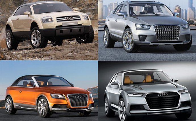 Neobvyklá SUV značky Audi: Prémioví experimentátoři