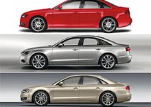 Audi A4 vs. A6 vs. A8: Designový trojboj