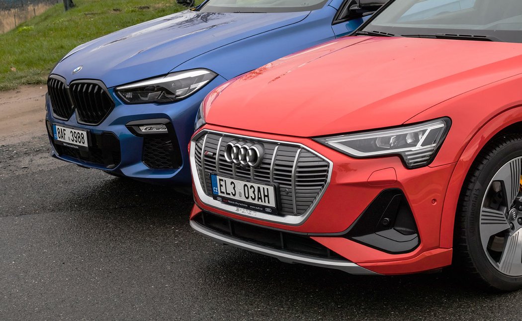 Audi e-tron Sportback 55 quattro vs. BMW X6 30d