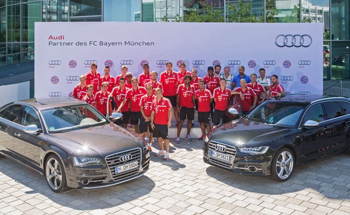 FC Bayern Mnichov zůstává věrný Audi