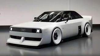 Pětiválec Audi slaví 50 let. Studenti mu postavili minimalistickou poctu Pětiválec Audi slaví 50 let. Studenti mu postavili minimalistickou poctu