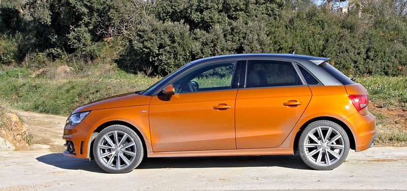 Audi A1 Sportback (jízdní prezentace Katalánsko 01/2012)