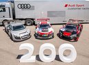 Audi R8 LMS: V Neckarsulmu vyrobili auto s pořadovým číslem 200