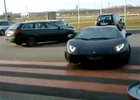 Lamborghini Aventador: Pozor, Audi, jedu (video)