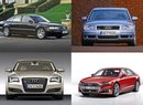 Audi A8: Čtyři generace luxusu v hliníkovém hávu
