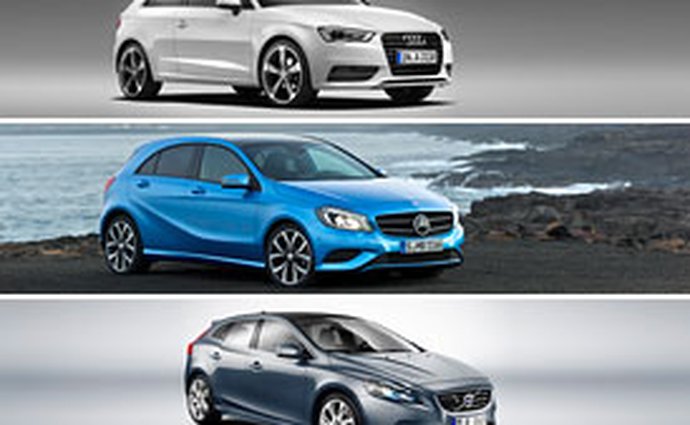 Audi A3 vs. Mercedes-Benz A-Klasse vs. Volvo V40: Designový trojboj