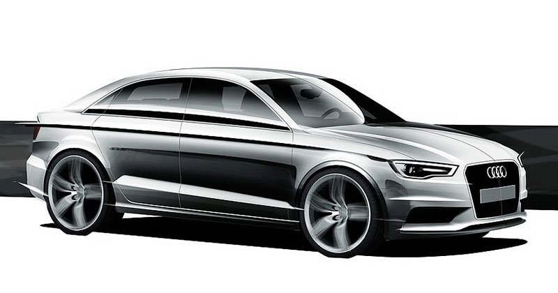 Audi A3 - oficiální skici