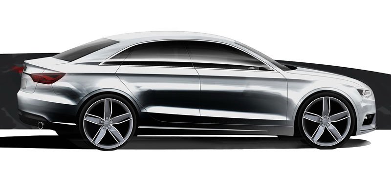 Audi A3 - oficiální skici