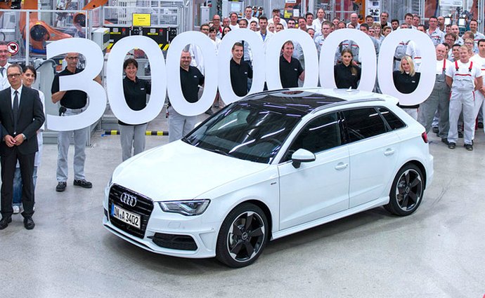 Audi slaví tři miliony vyrobených A3 (+video)
