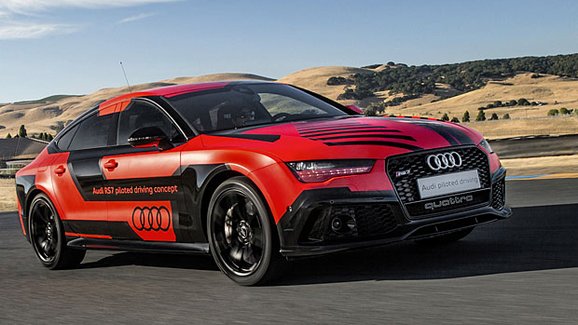 Audi RS 7 Piloted Driving Concept: Autonomní Sportback shodil 400 kg