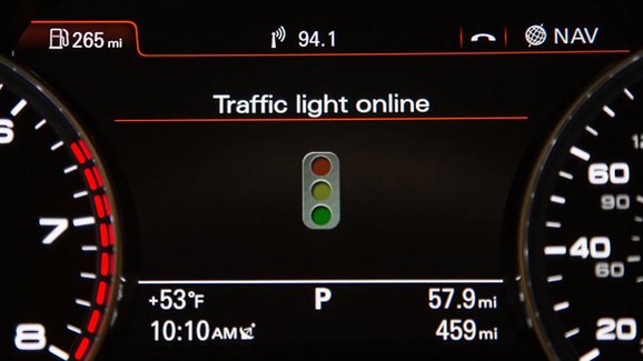Audi: Nový systém pozná zelenou na semaforu, ušetří tím palivo