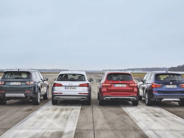 Audi Q5 vs. BMW X3 vs. Mercedes-Benz GLC vs. Land Rover Discovery Sport