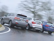 Audi Q5 2.0 TDI vs. BMW X3 xDrive20d vs. Kia Sorento 2.2 CRDi AWD