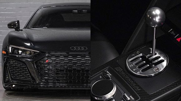 Chybí vám v novém Audi R8 manuál? Americký úpravce má řešení