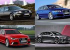 Čtyři generace Audi RS 6 Avant. Podívejte se na vývoj brutálního kombíku