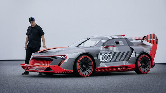 Ken Block má nový stroj, elektrický E-Tron Hoonitron se inspiroval u Audi S1