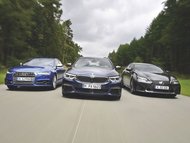 Audi S6 vs. BMW M550i vs. Lexus GS F