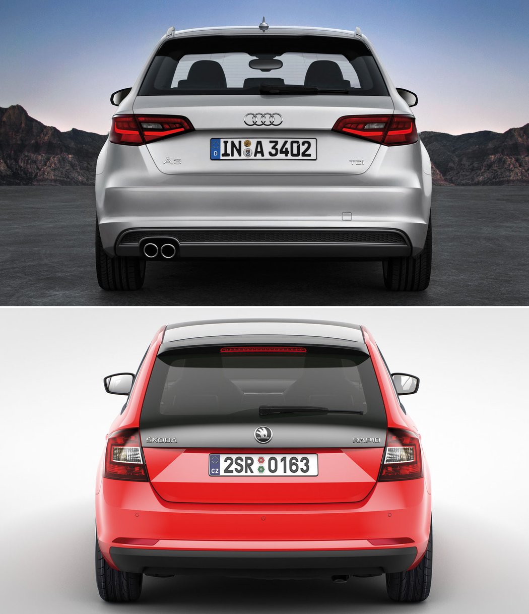 A3 Sportback vs Rapid Spaceback