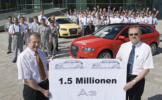 Audi A3: vyrobeno již 1,5 milionu vozů