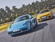 Audi TTS Coupé vs. Porsche 718 Cayman