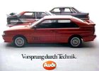 Audi slaví výročí náskoku: 40 let sloganu Vorsprung durch Technik