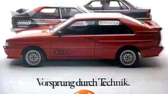 Audi slaví výročí náskoku: 40 let sloganu Vorsprung durch Technik