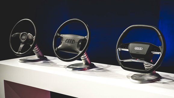 Vývoj volantu u Audi: Nové technologie prý ještě sníží námahu řidiče při běžném zatáčení
