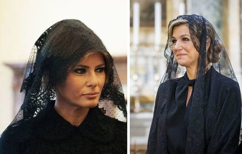 Jako černé vrány! Proč se slavné dámy oblékají k papeži do smutečního?