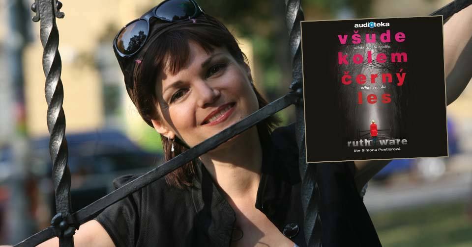 Simona Postlerová s audioknihou Všude kolem černý les vás naučí se bát
