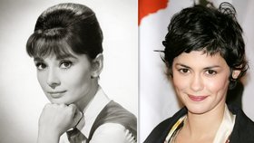 Audrey Hepburn a Audrey Tautou