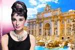 Vydejte se do Říma po stopách krásné Audrey Hepburn.