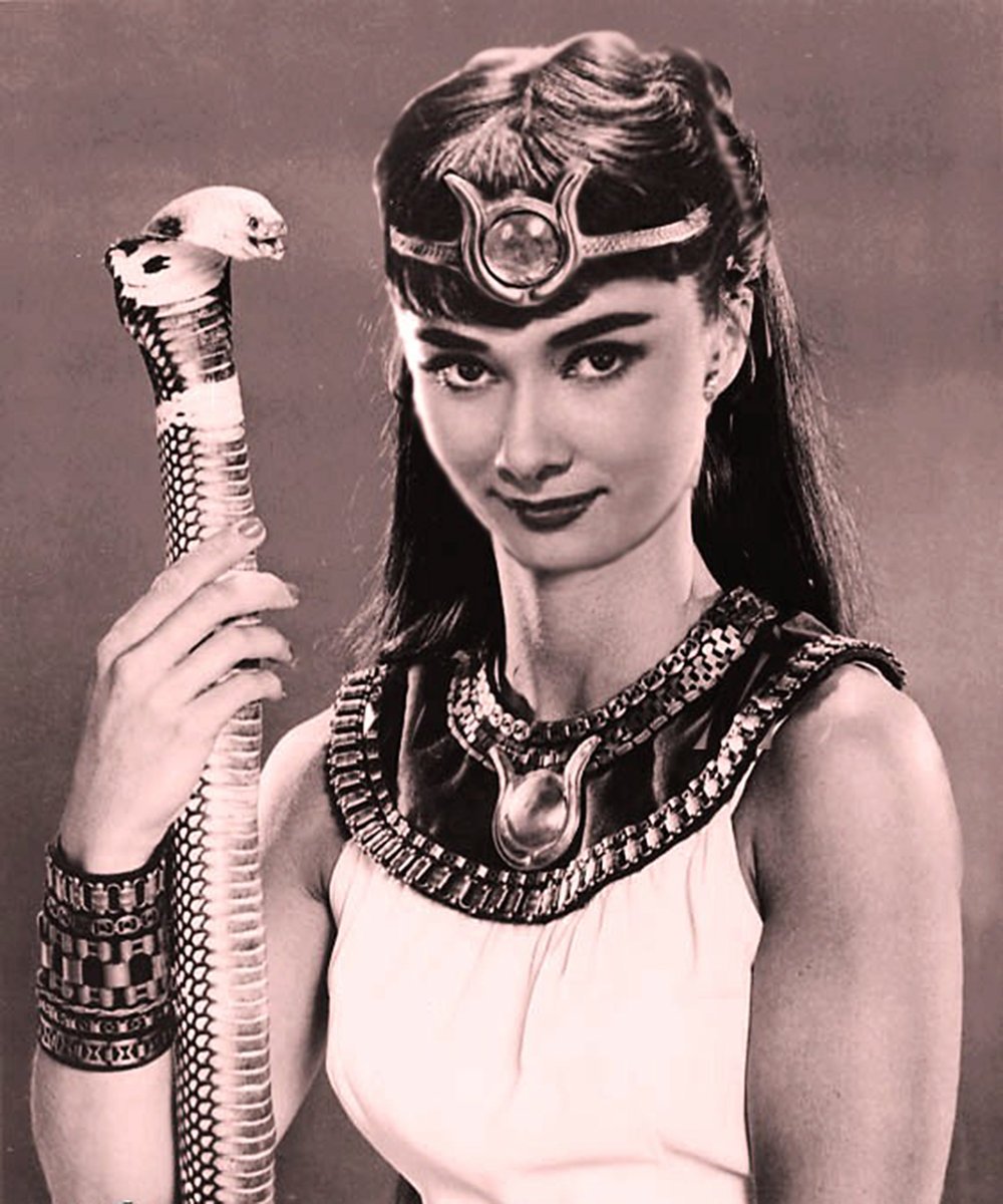 Egyptská bohyně Audrey Hepburn
