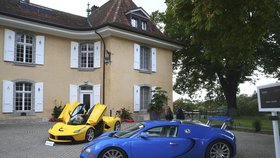 Ve Švýcarsku vydražili luxusní sporťáky, které patřily synovi diktátora